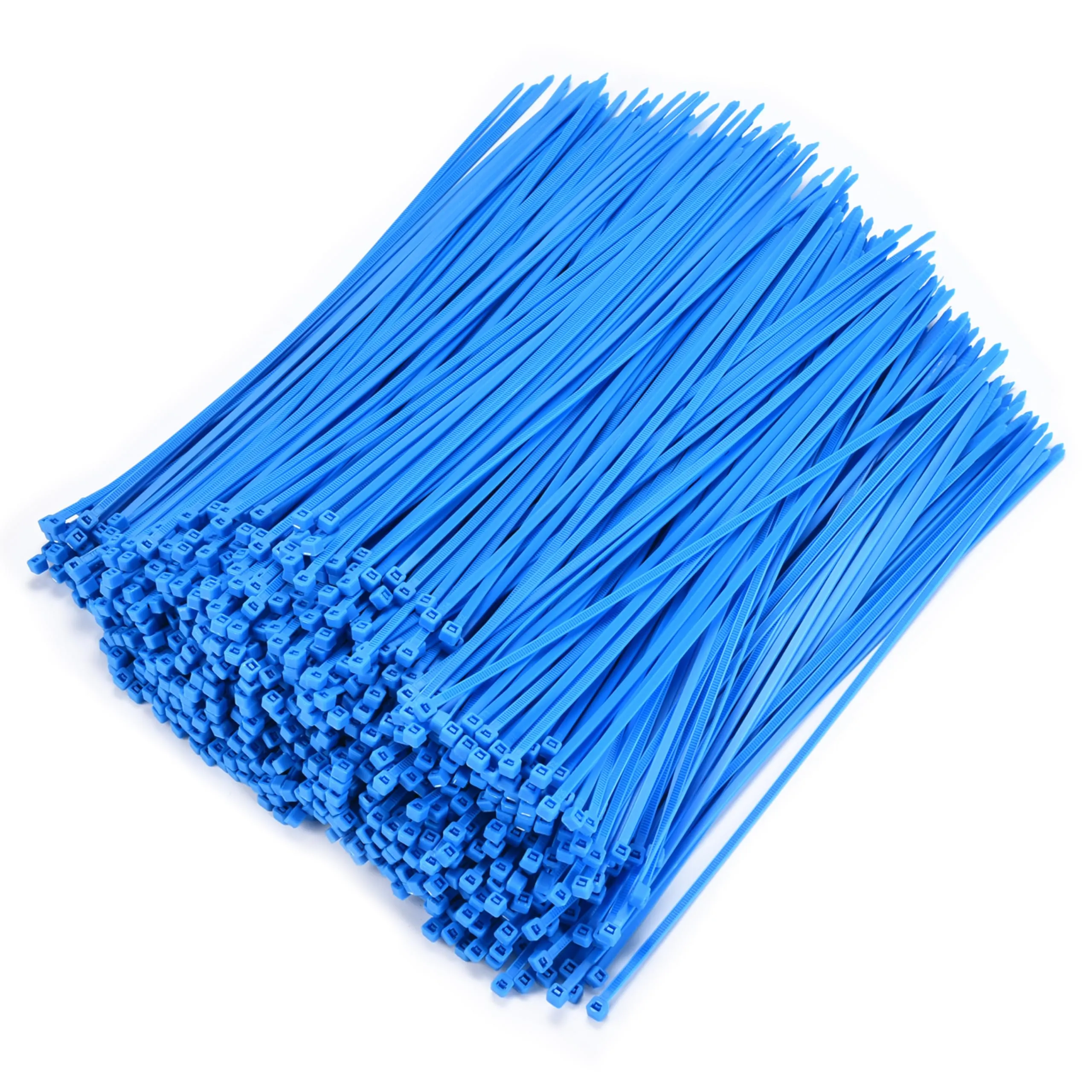 Zip Ties Blue - Pack Of 1000-12'' - Heavy Duty Cable Ties - 40lb Strength